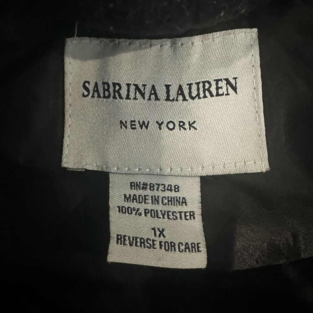 Women’s Sabrina Lauren Sherpa Checkered Jacket size 1X - Picture 2 of 3